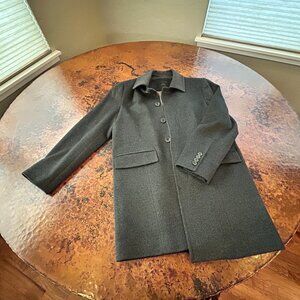 J. Hilburn 100% Wool Overcoat